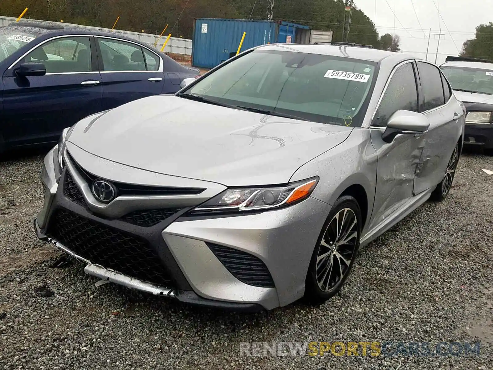 2 Photograph of a damaged car 4T1B11HKXKU715425 TOYOTA CAMRY 2019