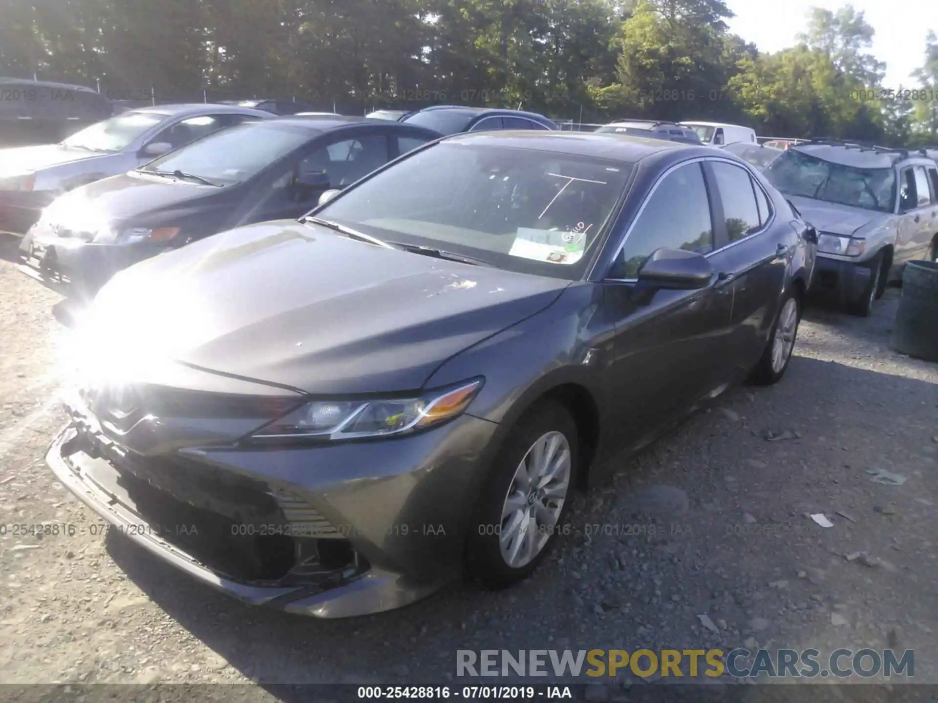 2 Photograph of a damaged car 4T1B11HKXKU716431 TOYOTA CAMRY 2019