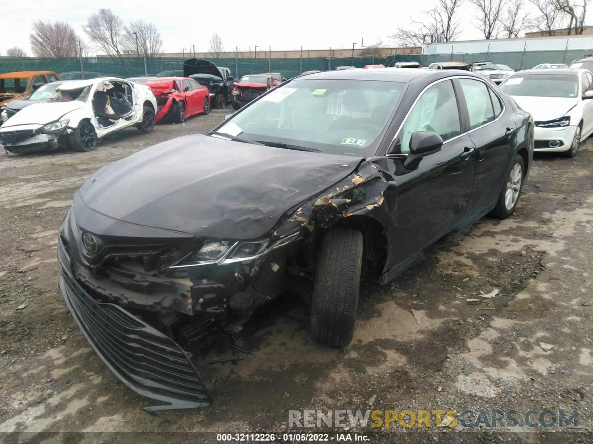 2 Photograph of a damaged car 4T1B11HKXKU717658 TOYOTA CAMRY 2019