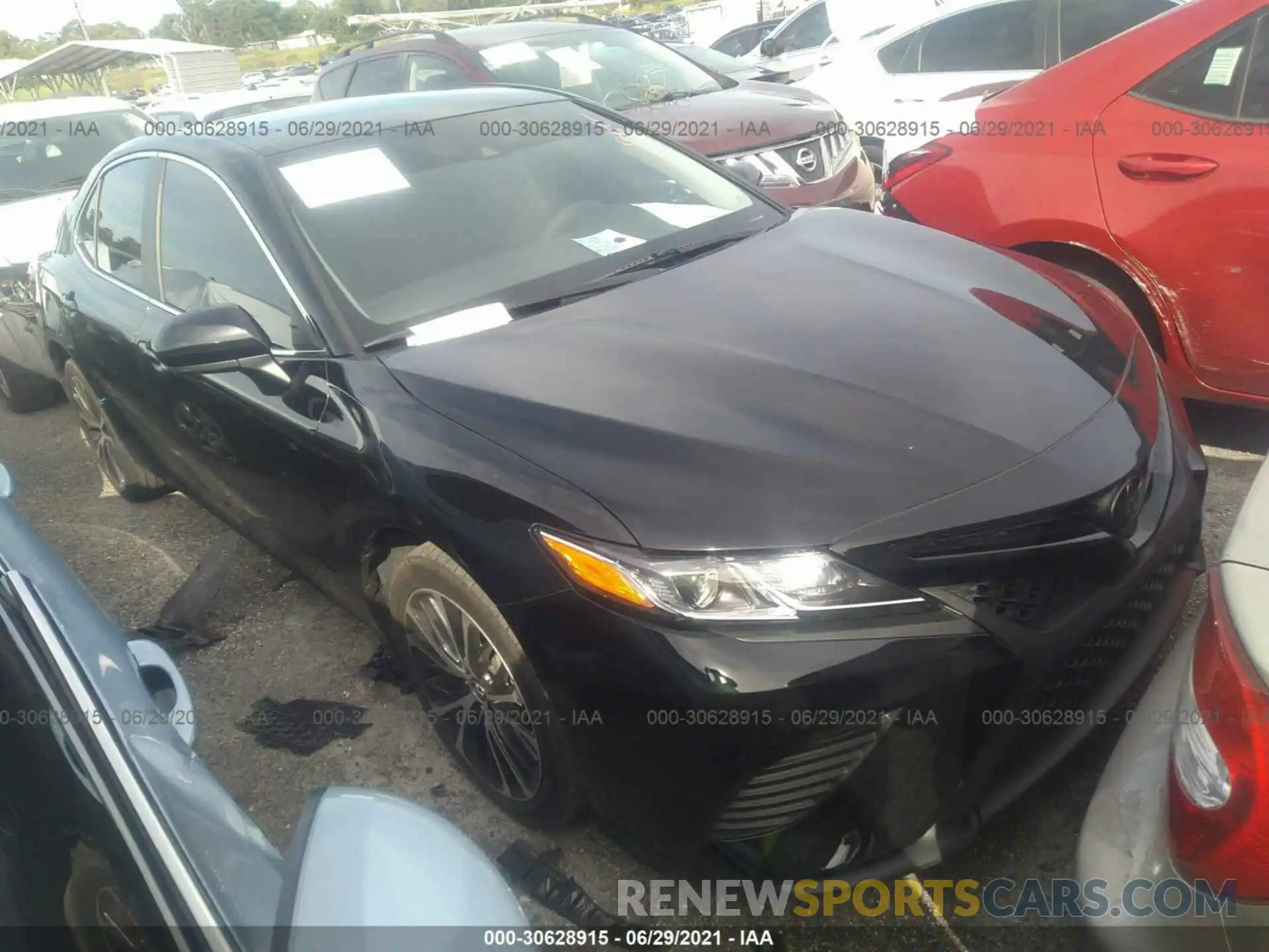 1 Photograph of a damaged car 4T1B11HKXKU718342 TOYOTA CAMRY 2019