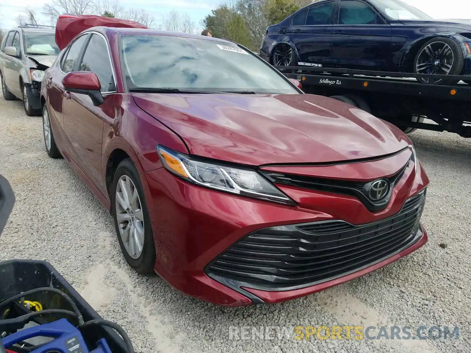 1 Photograph of a damaged car 4T1B11HKXKU720656 TOYOTA CAMRY 2019