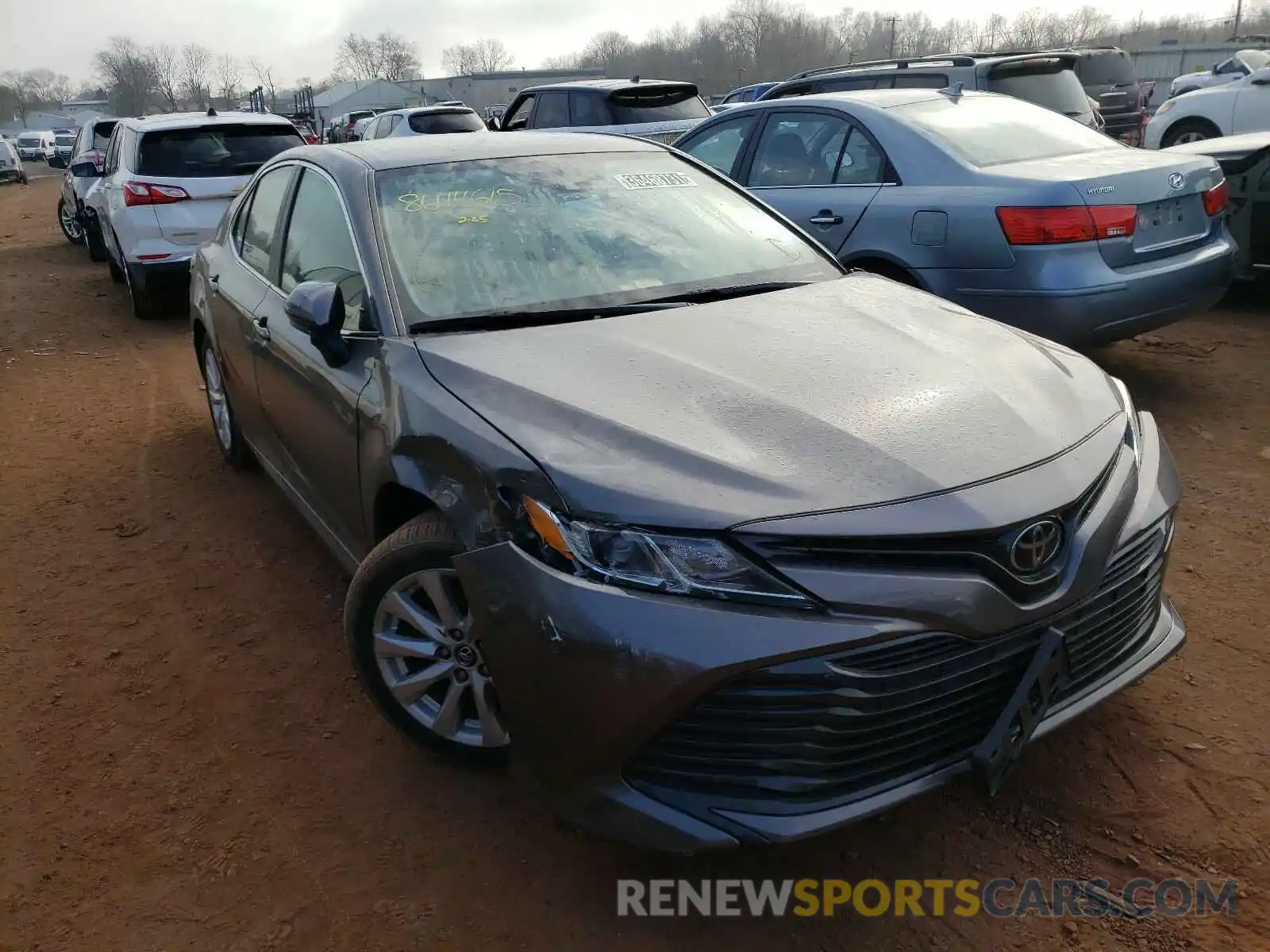 1 Photograph of a damaged car 4T1B11HKXKU720771 TOYOTA CAMRY 2019