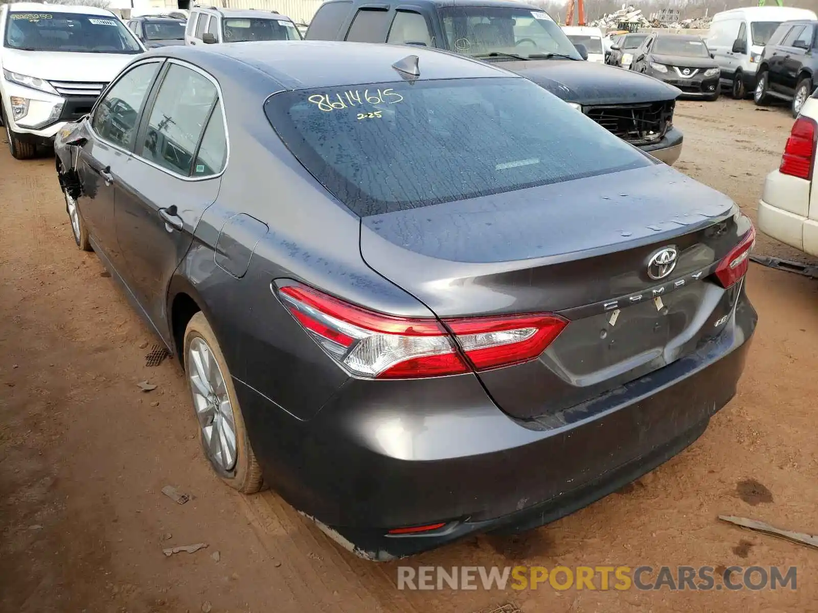 3 Photograph of a damaged car 4T1B11HKXKU720771 TOYOTA CAMRY 2019