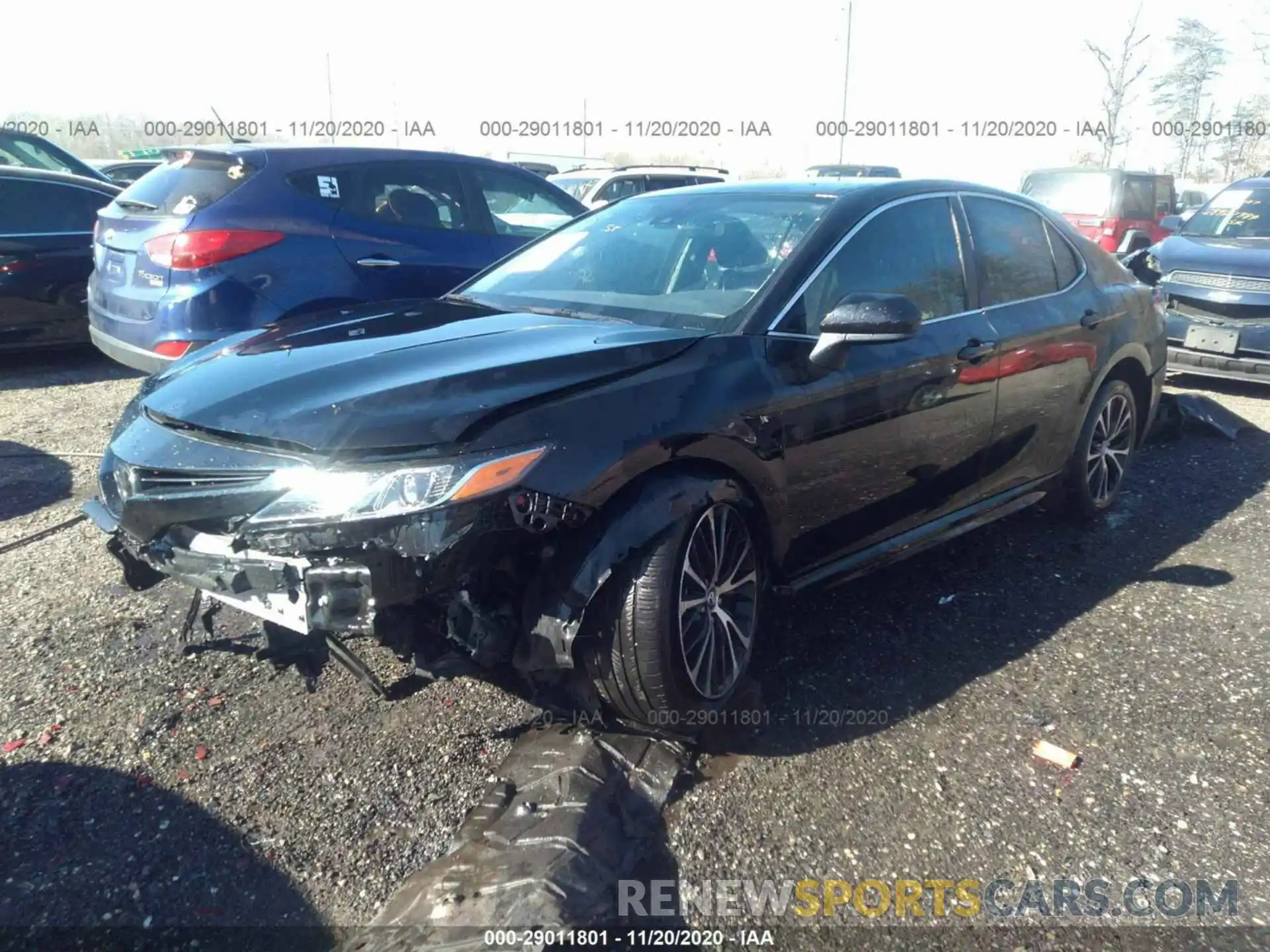 2 Photograph of a damaged car 4T1B11HKXKU722925 TOYOTA CAMRY 2019