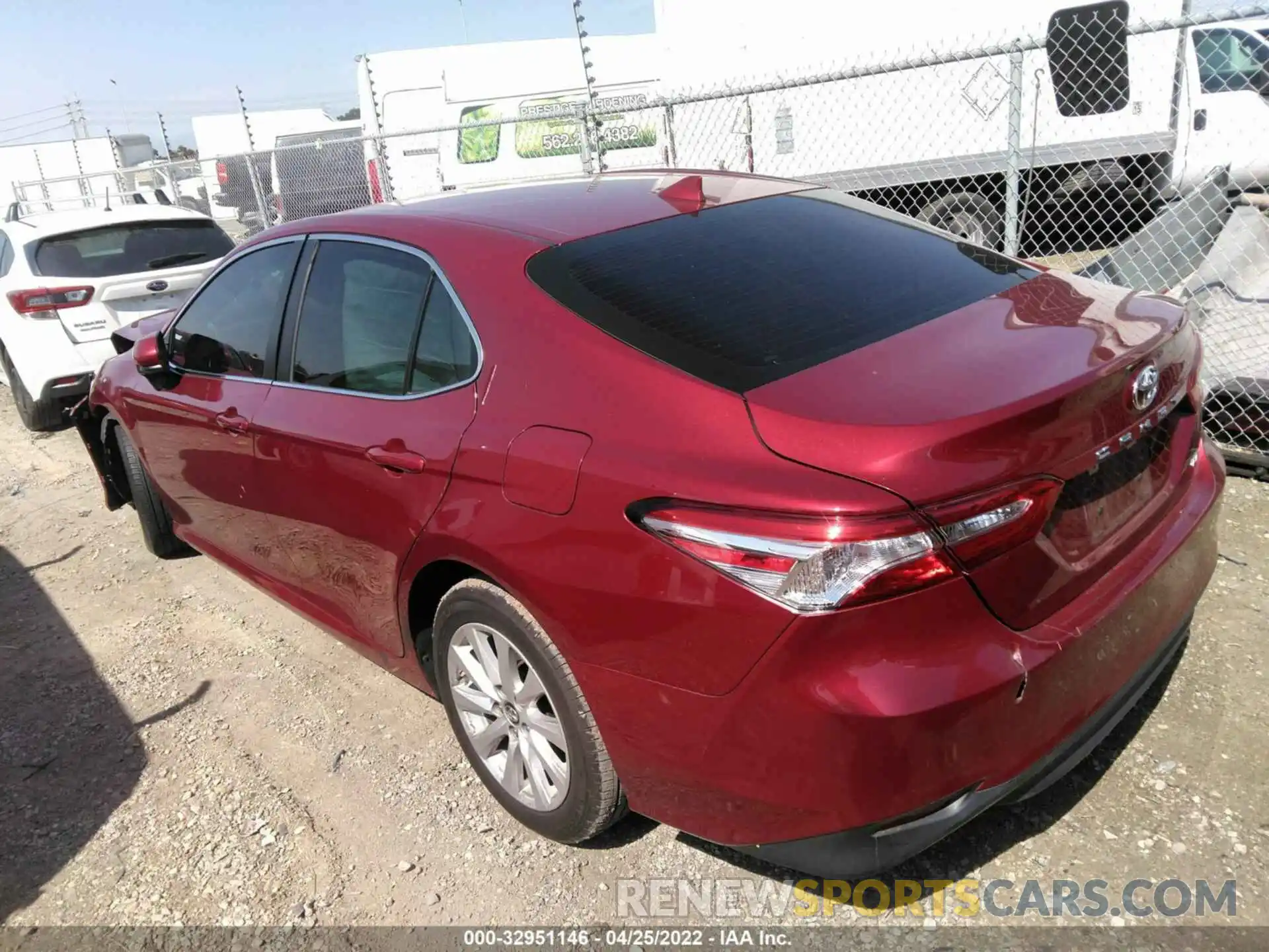 3 Photograph of a damaged car 4T1B11HKXKU723105 TOYOTA CAMRY 2019