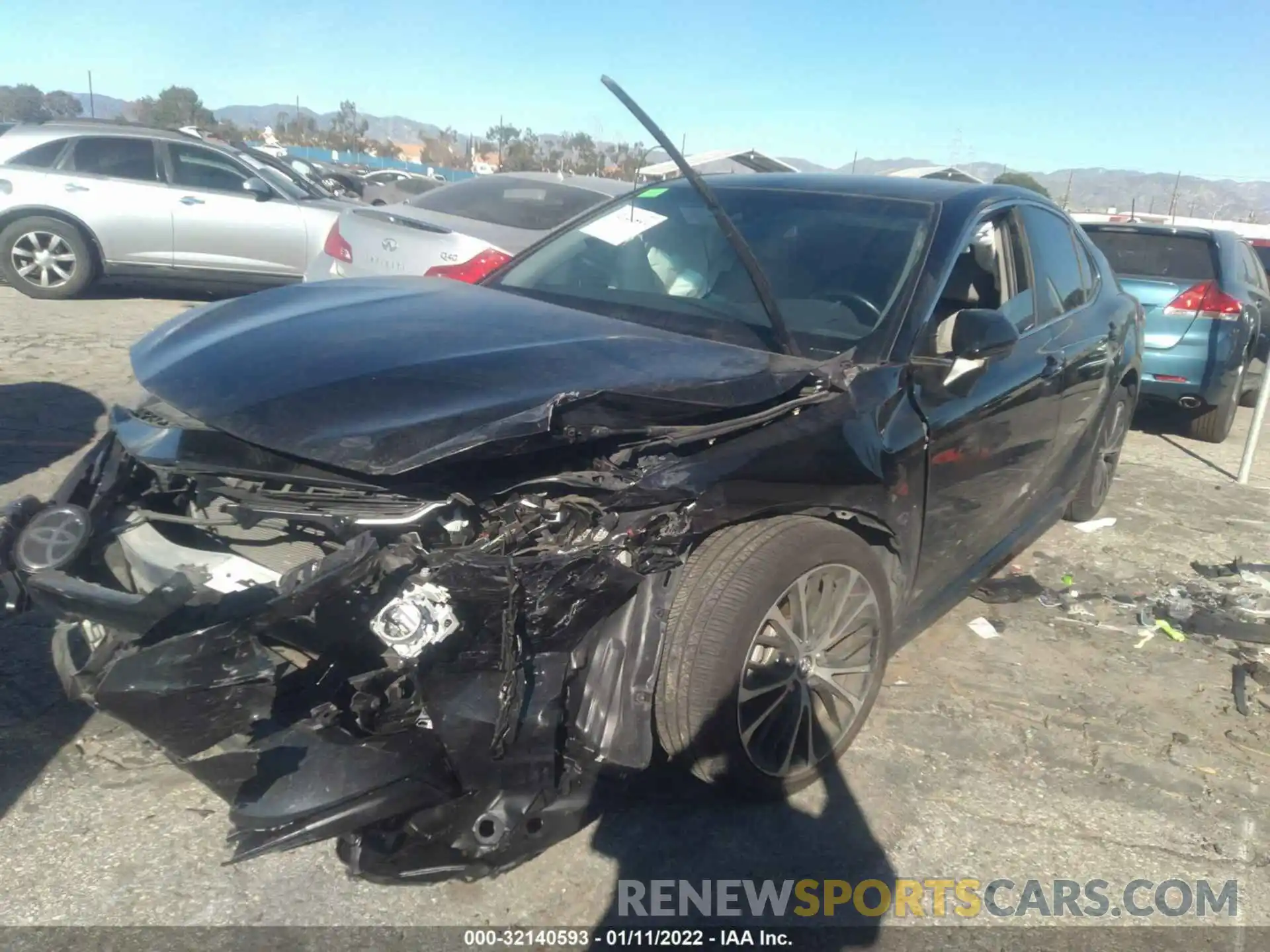 2 Photograph of a damaged car 4T1B11HKXKU726893 TOYOTA CAMRY 2019