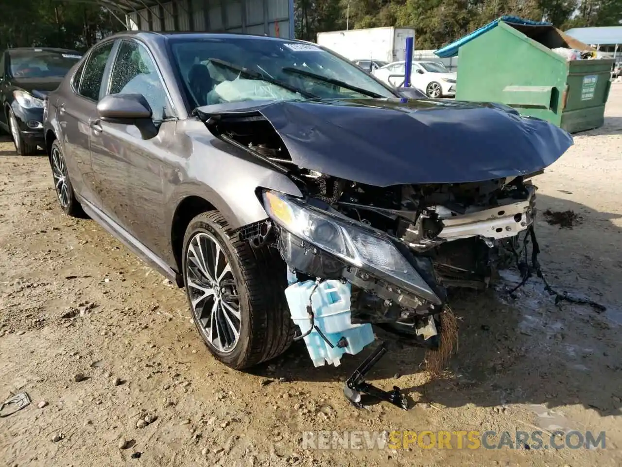 1 Photograph of a damaged car 4T1B11HKXKU728076 TOYOTA CAMRY 2019