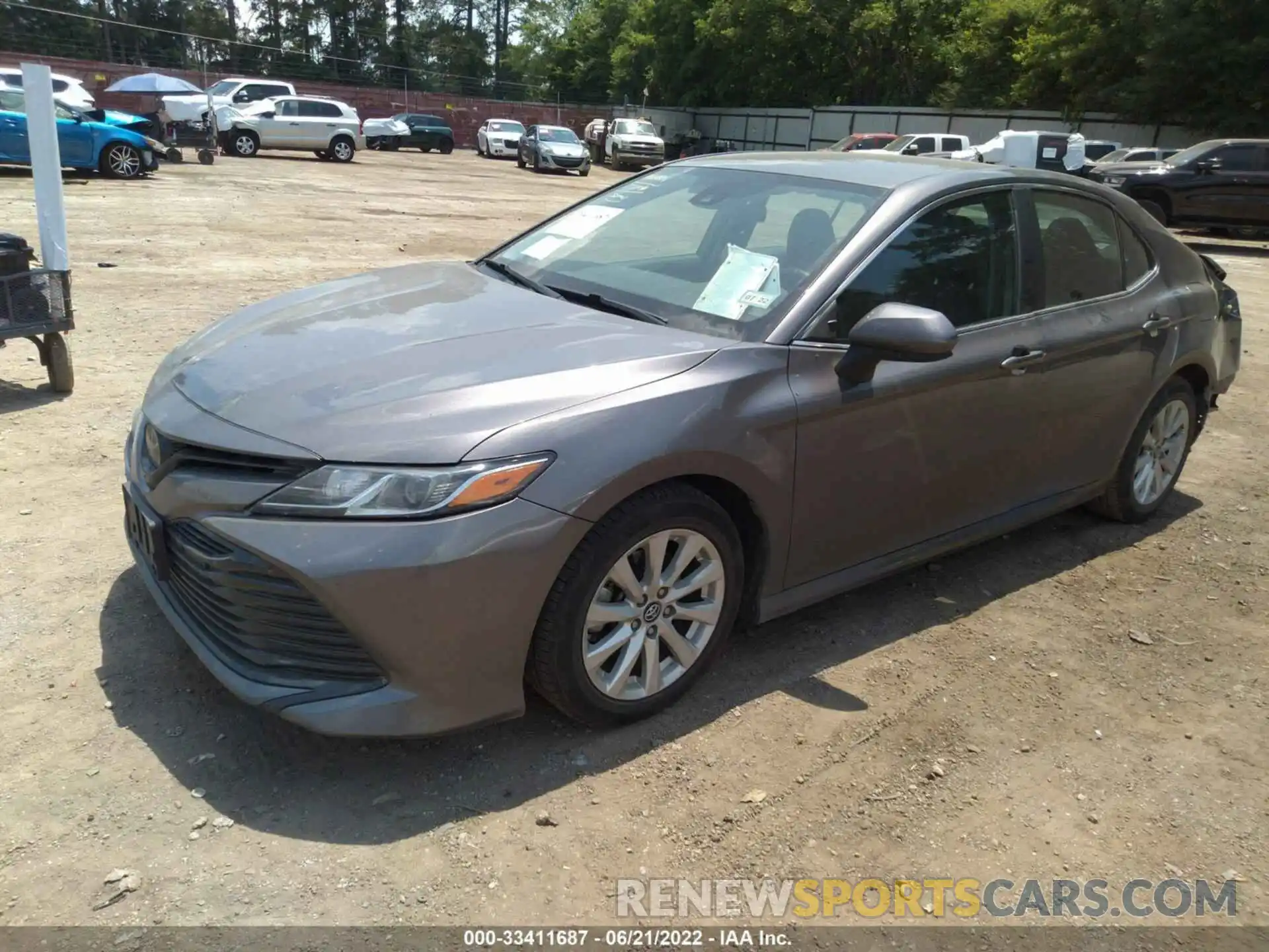 2 Photograph of a damaged car 4T1B11HKXKU729230 TOYOTA CAMRY 2019