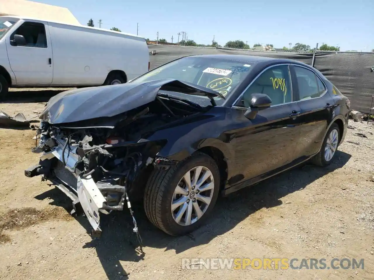 2 Photograph of a damaged car 4T1B11HKXKU729308 TOYOTA CAMRY 2019