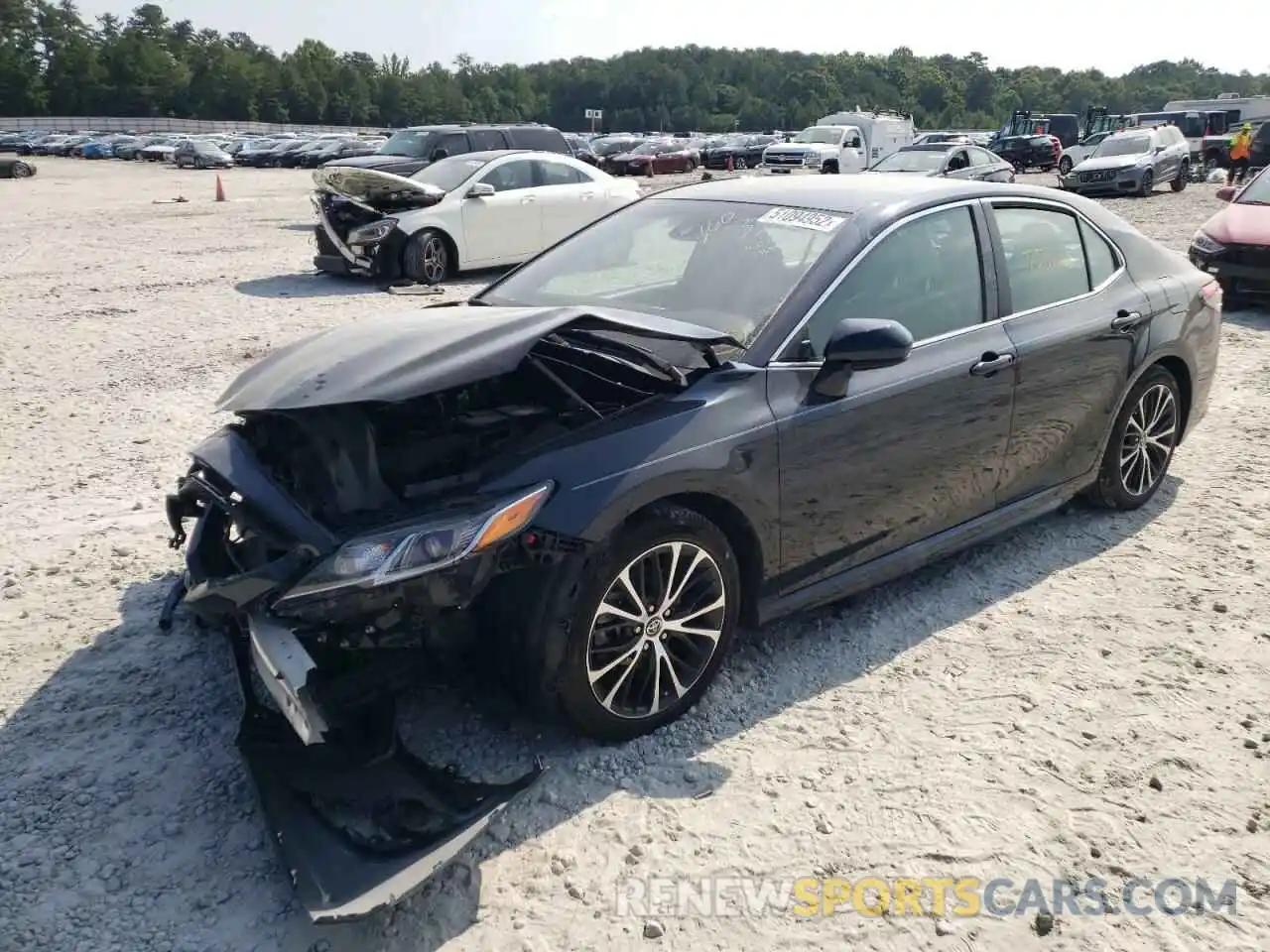 2 Photograph of a damaged car 4T1B11HKXKU733245 TOYOTA CAMRY 2019