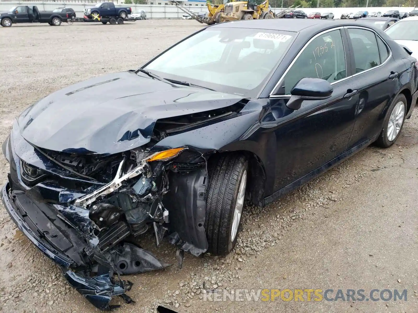 2 Photograph of a damaged car 4T1B11HKXKU733911 TOYOTA CAMRY 2019