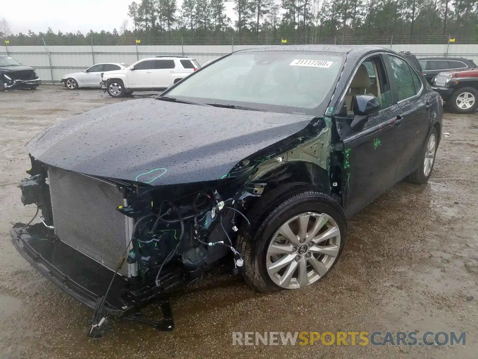 2 Photograph of a damaged car 4T1B11HKXKU735254 TOYOTA CAMRY 2019