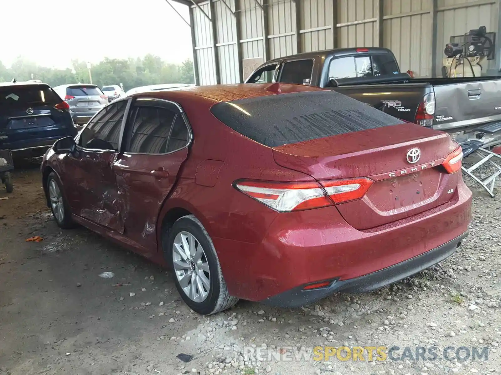 3 Photograph of a damaged car 4T1B11HKXKU736291 TOYOTA CAMRY 2019