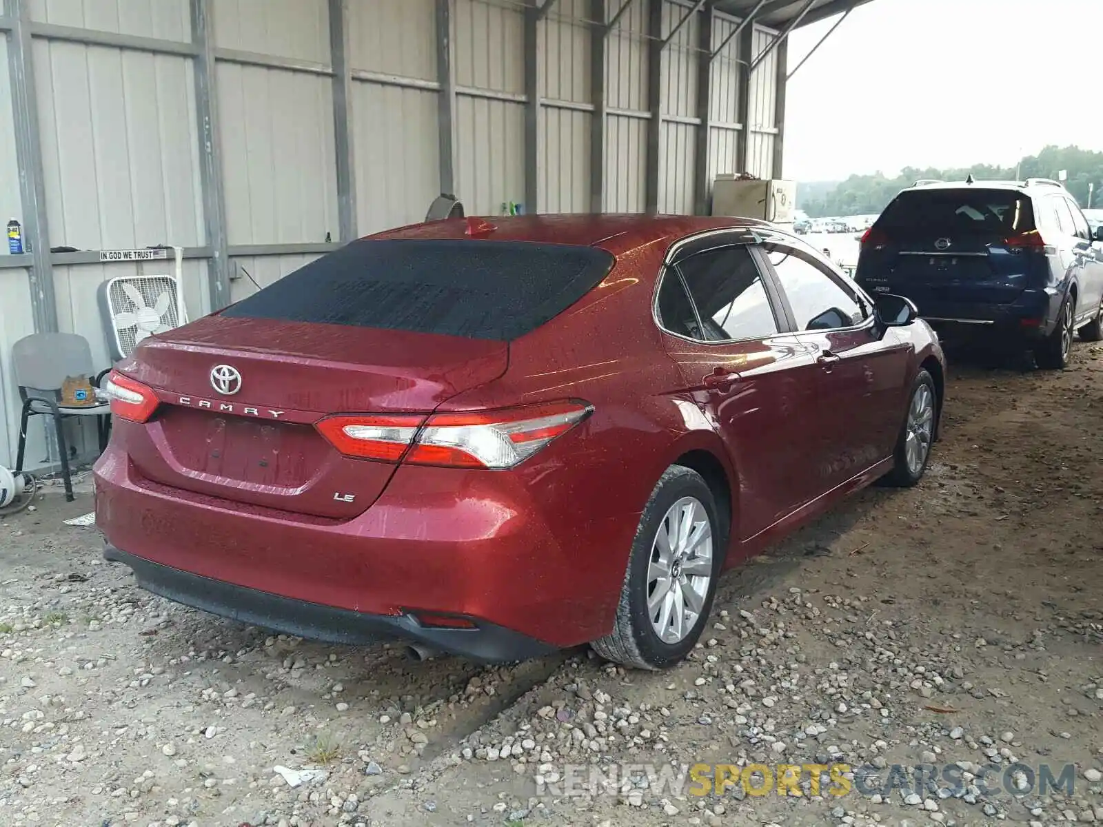 4 Photograph of a damaged car 4T1B11HKXKU736291 TOYOTA CAMRY 2019