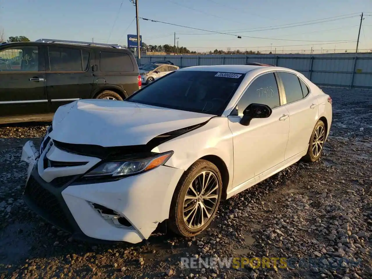 2 Photograph of a damaged car 4T1B11HKXKU736694 TOYOTA CAMRY 2019