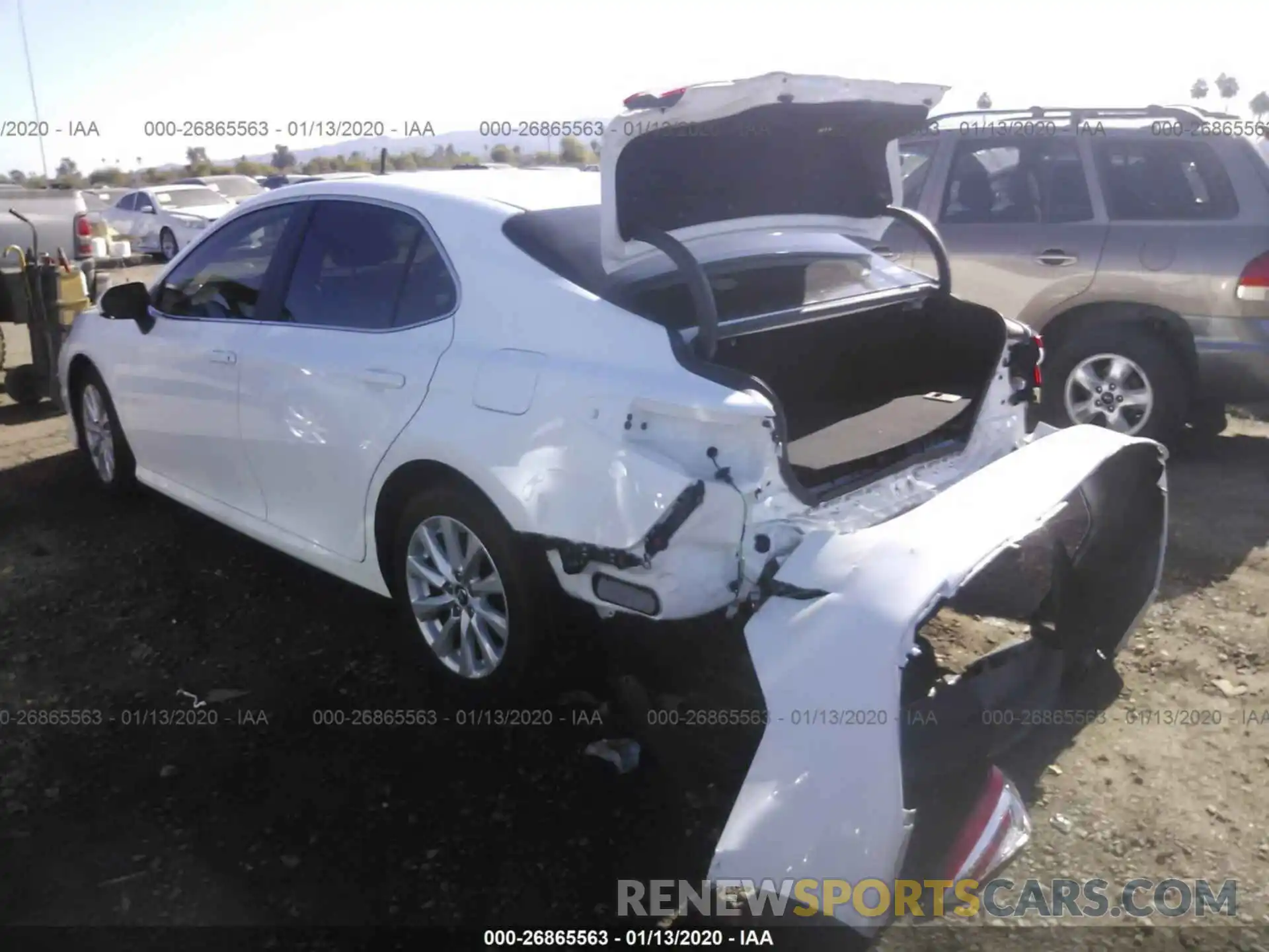 3 Photograph of a damaged car 4T1B11HKXKU737148 TOYOTA CAMRY 2019