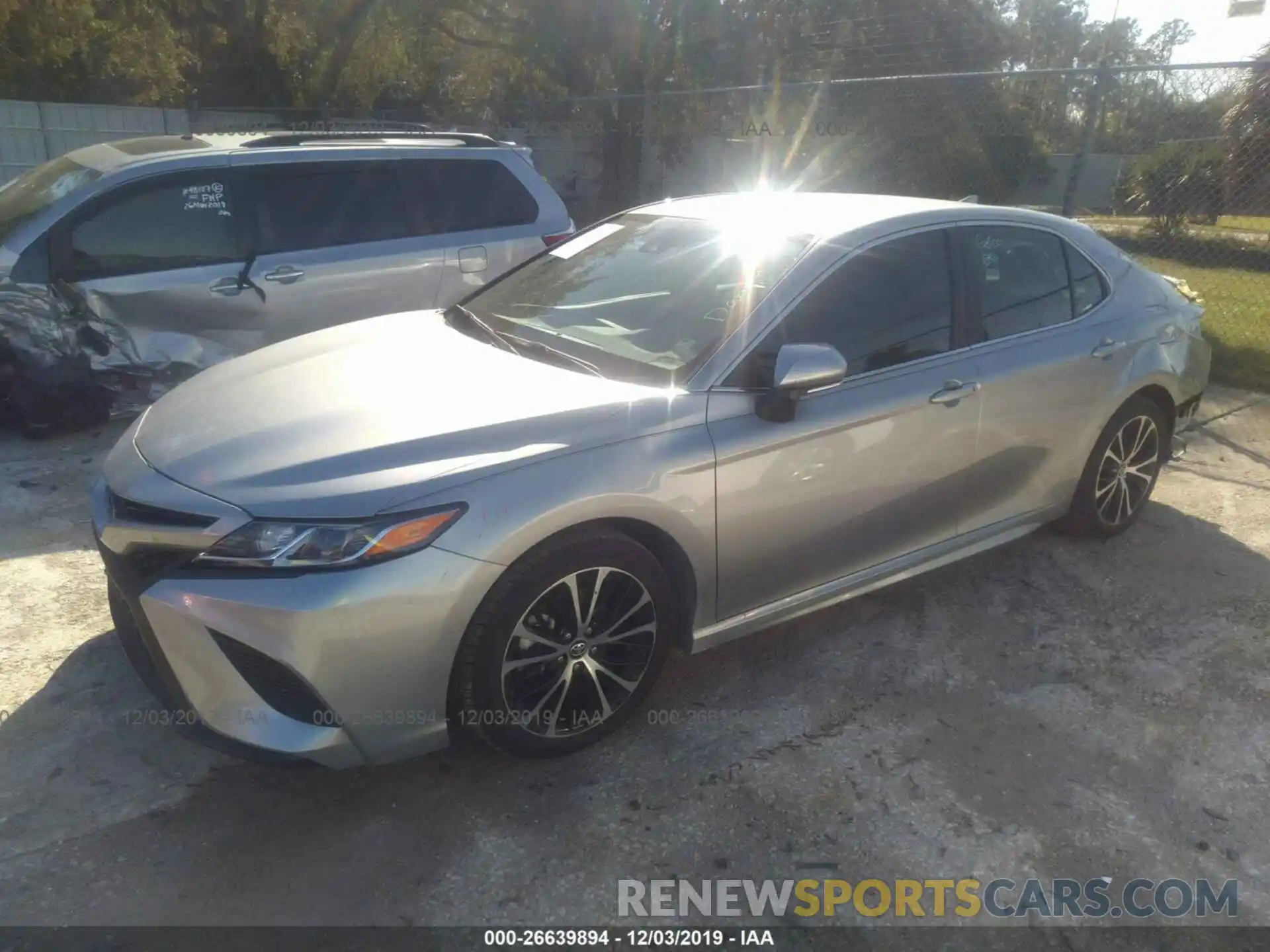 2 Photograph of a damaged car 4T1B11HKXKU738428 TOYOTA CAMRY 2019