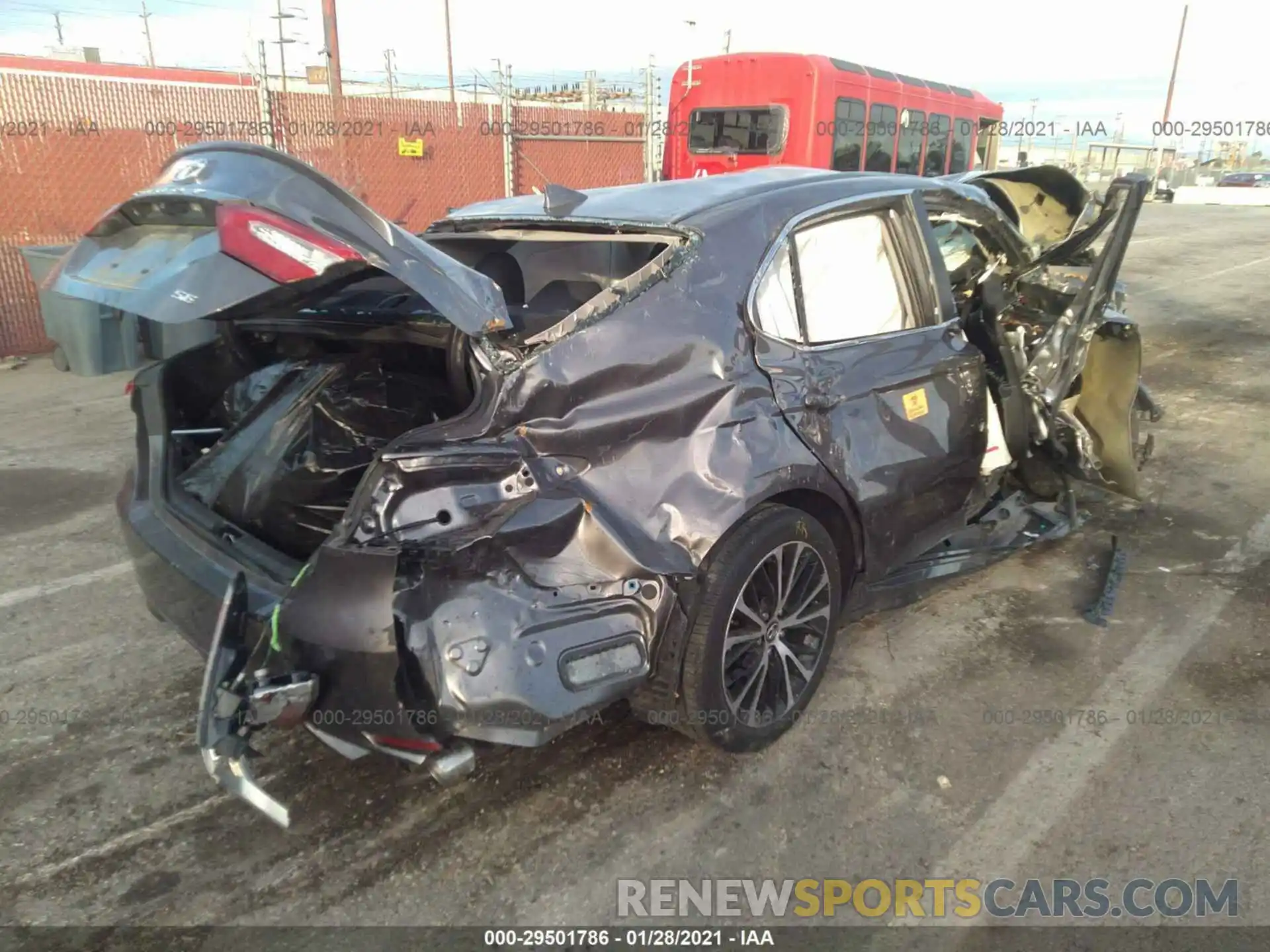 4 Photograph of a damaged car 4T1B11HKXKU742172 TOYOTA CAMRY 2019