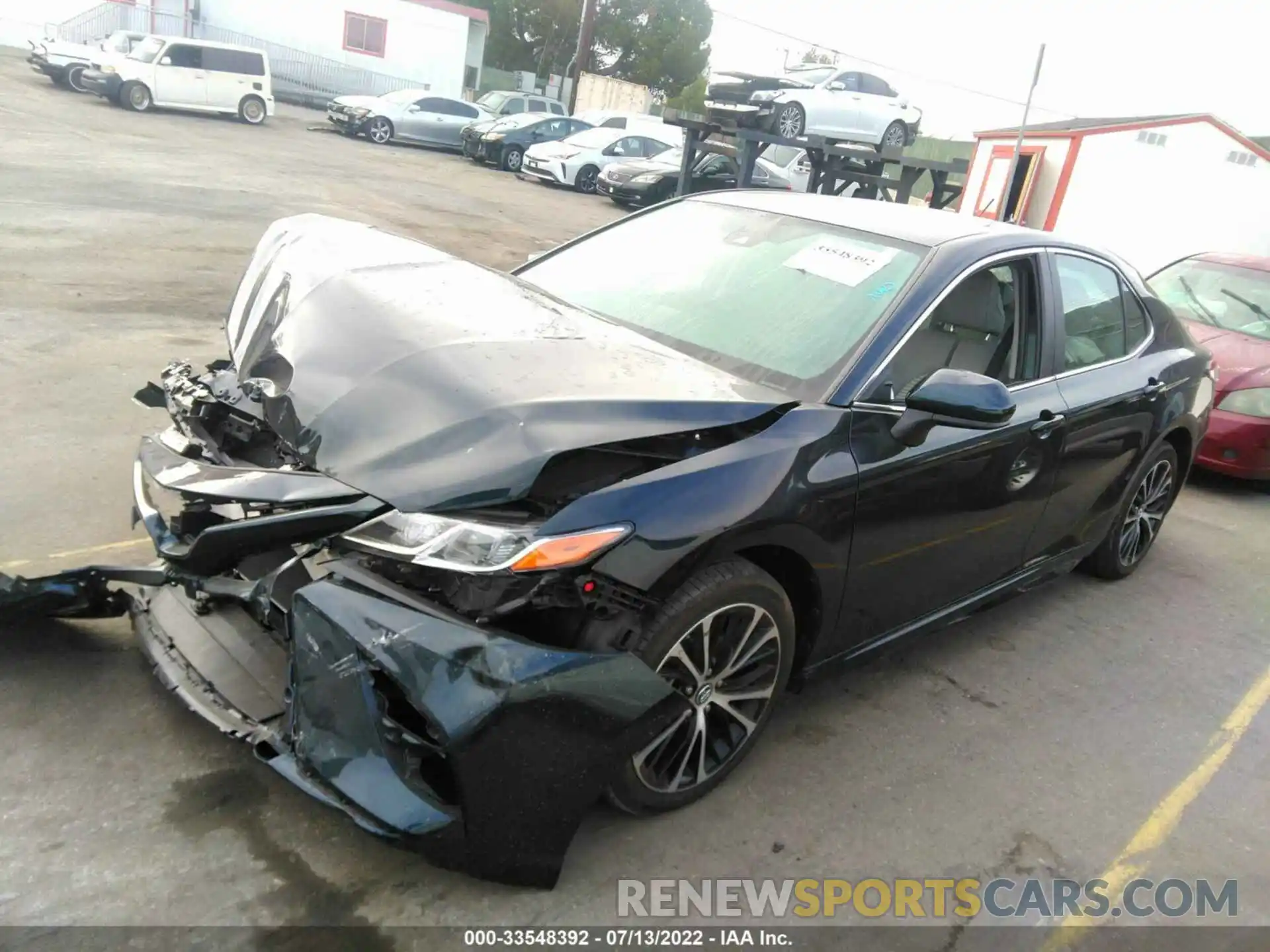 2 Photograph of a damaged car 4T1B11HKXKU742379 TOYOTA CAMRY 2019