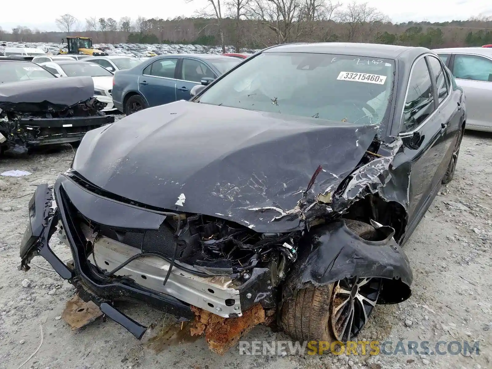 2 Photograph of a damaged car 4T1B11HKXKU742785 TOYOTA CAMRY 2019