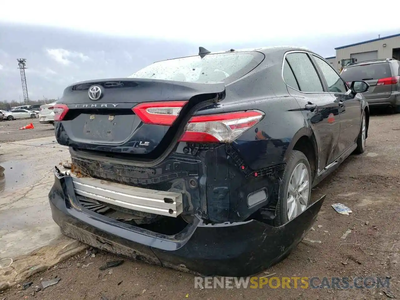 4 Фотография поврежденного автомобиля 4T1B11HKXKU743659 TOYOTA CAMRY 2019