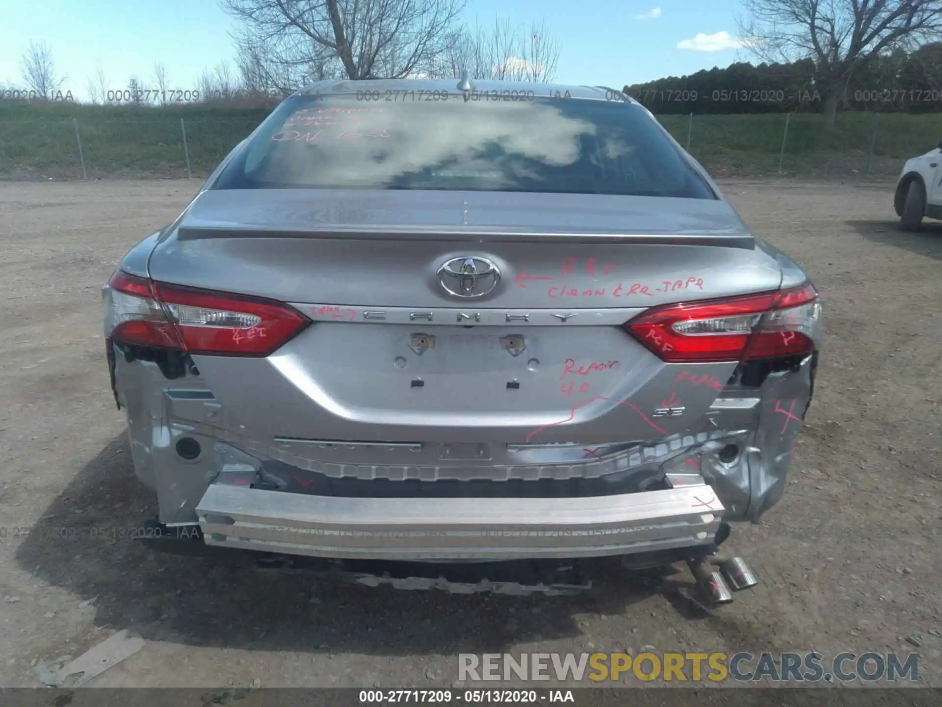 6 Photograph of a damaged car 4T1B11HKXKU745816 TOYOTA CAMRY 2019