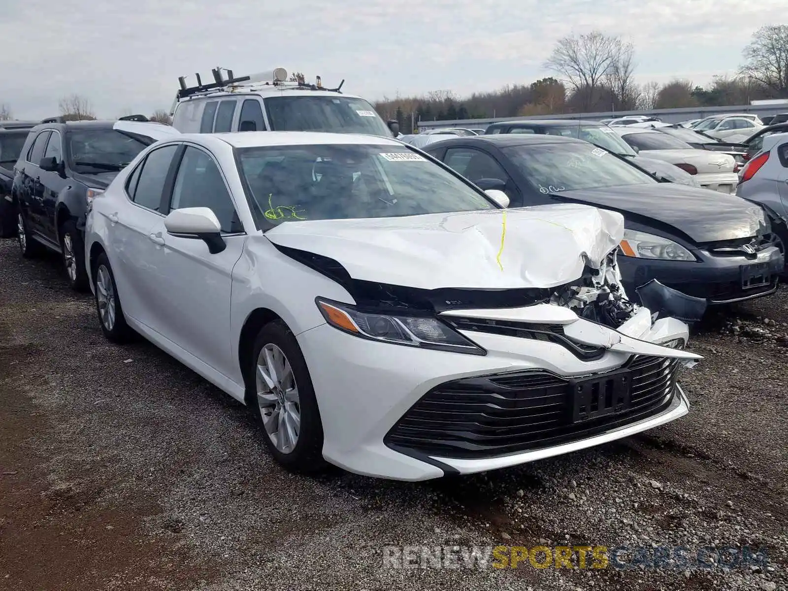 1 Photograph of a damaged car 4T1B11HKXKU746660 TOYOTA CAMRY 2019