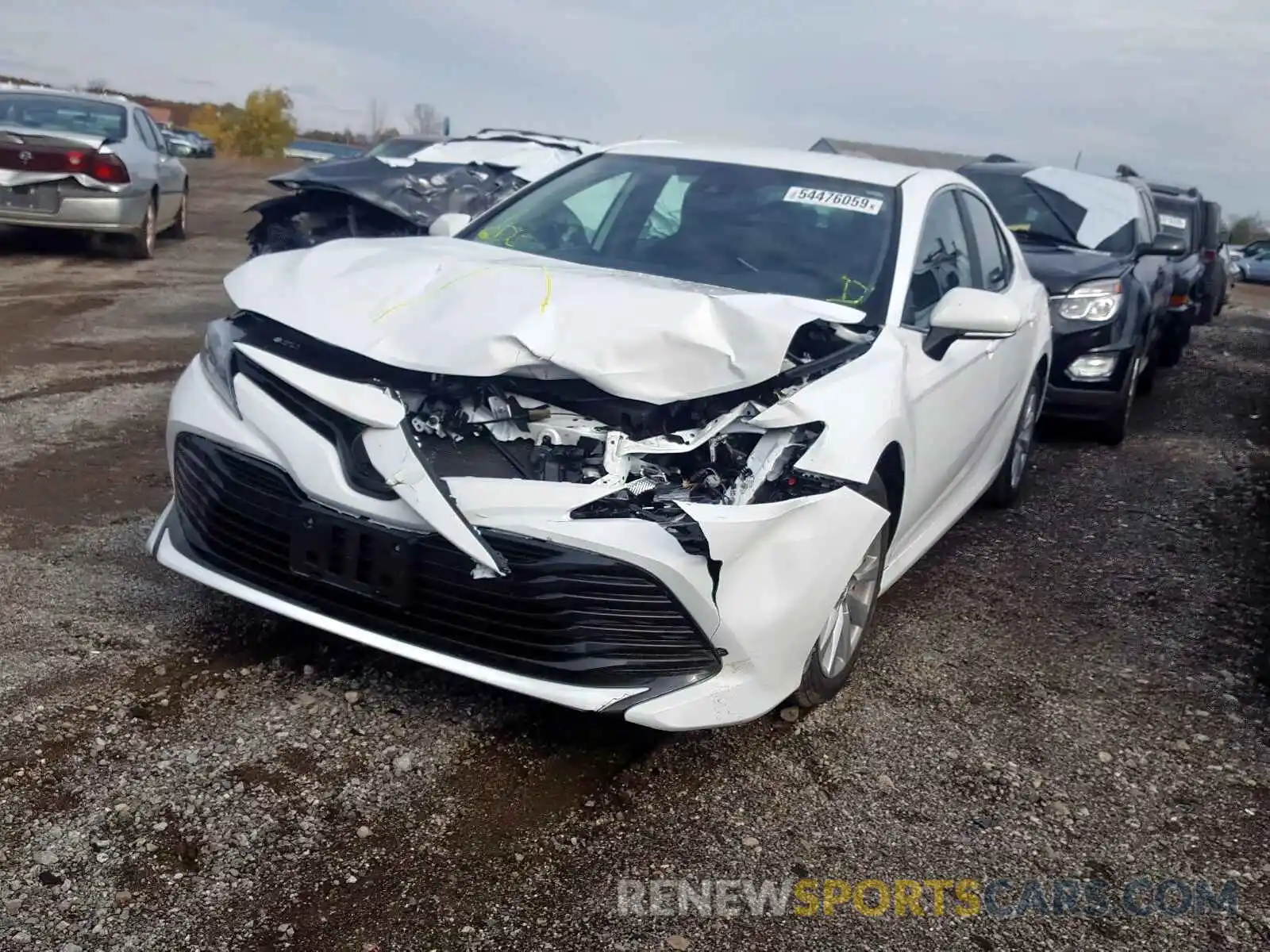 2 Photograph of a damaged car 4T1B11HKXKU746660 TOYOTA CAMRY 2019