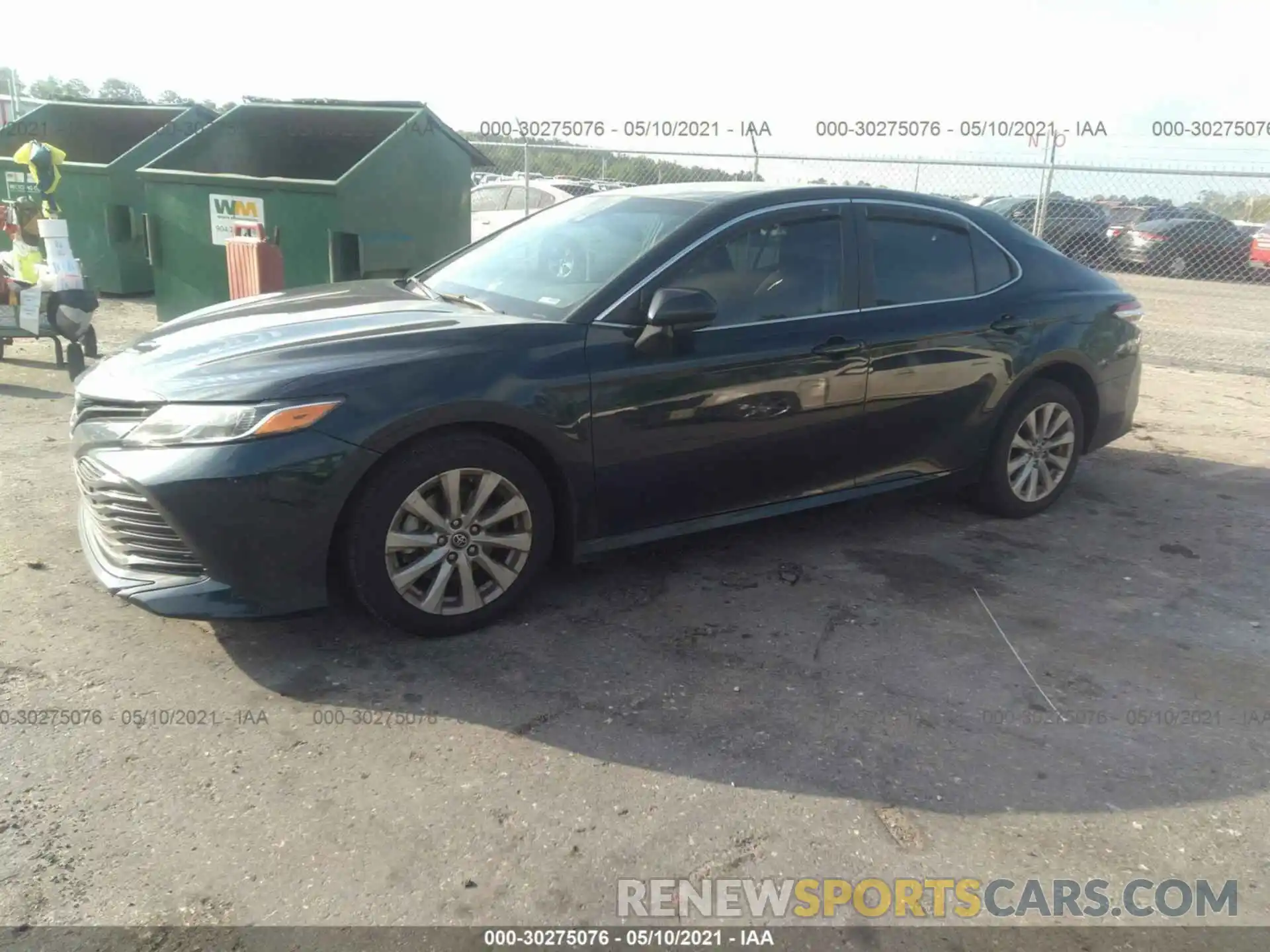 2 Photograph of a damaged car 4T1B11HKXKU749008 TOYOTA CAMRY 2019