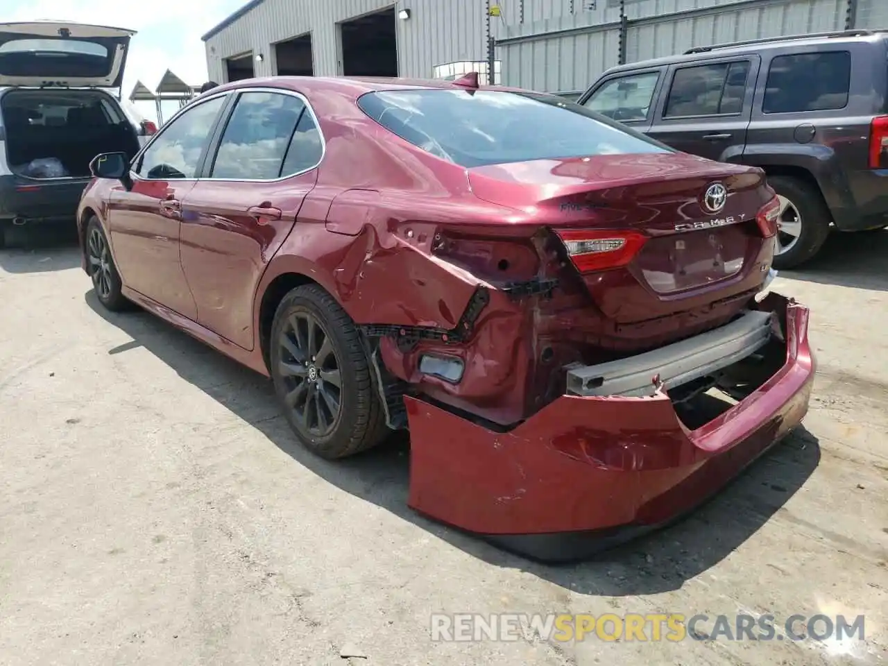 3 Photograph of a damaged car 4T1B11HKXKU749834 TOYOTA CAMRY 2019