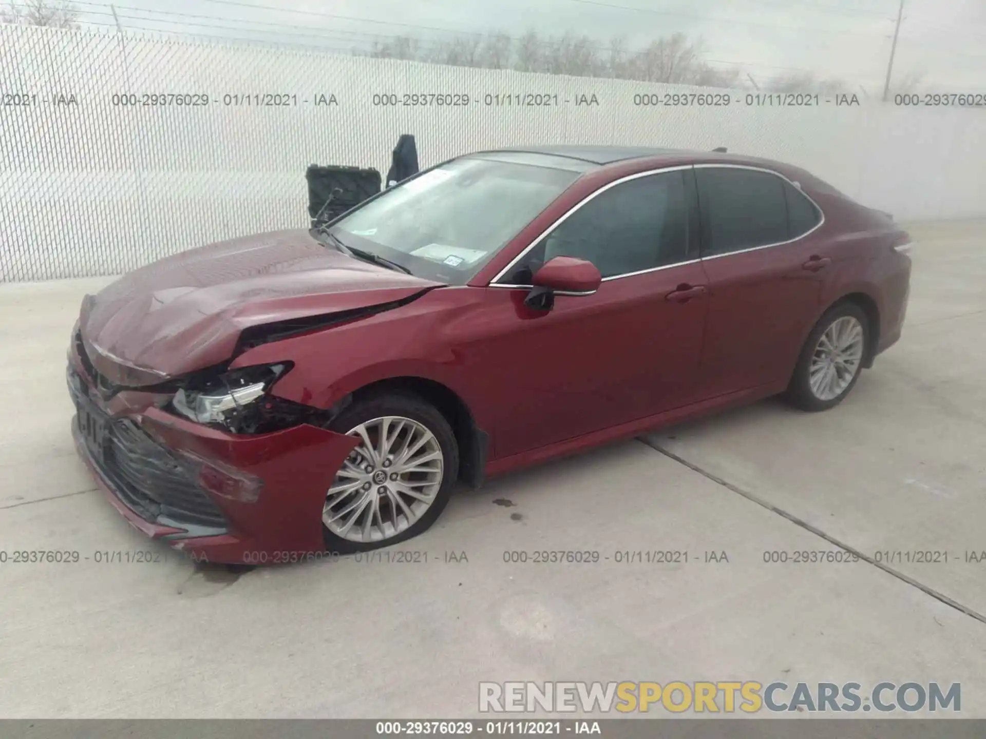 2 Photograph of a damaged car 4T1B11HKXKU752393 TOYOTA CAMRY 2019