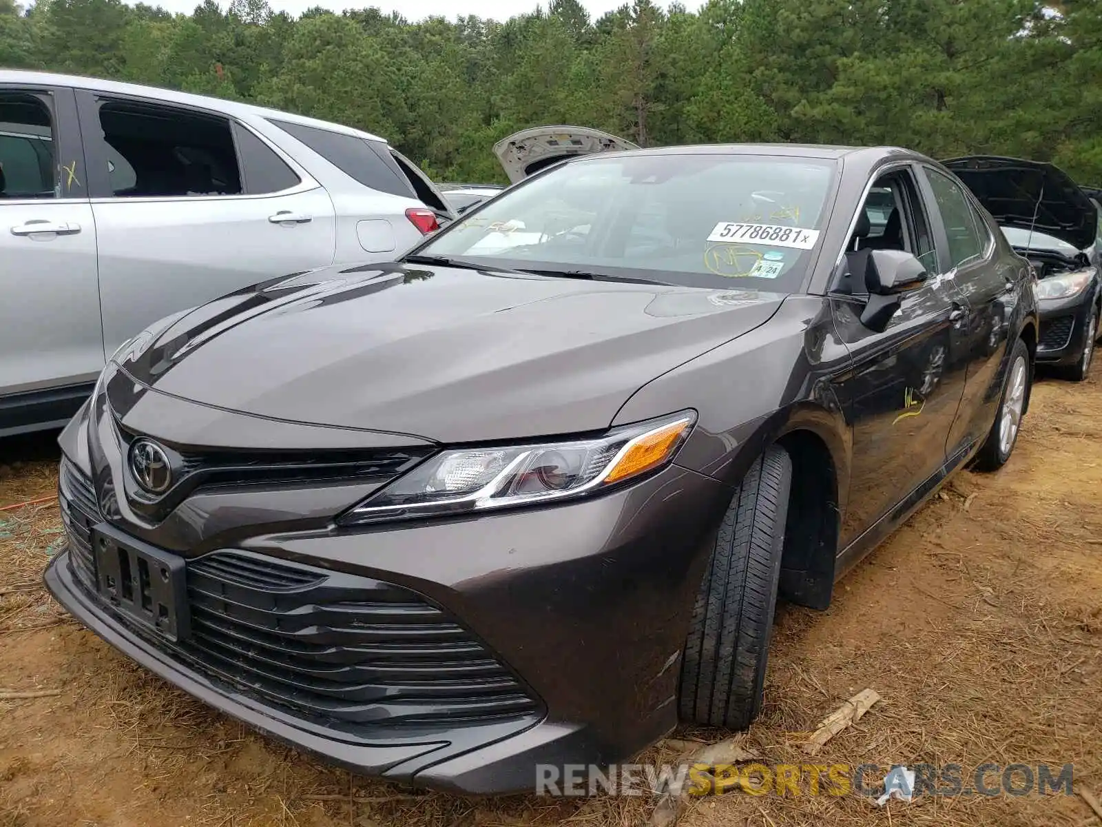 2 Photograph of a damaged car 4T1B11HKXKU753608 TOYOTA CAMRY 2019