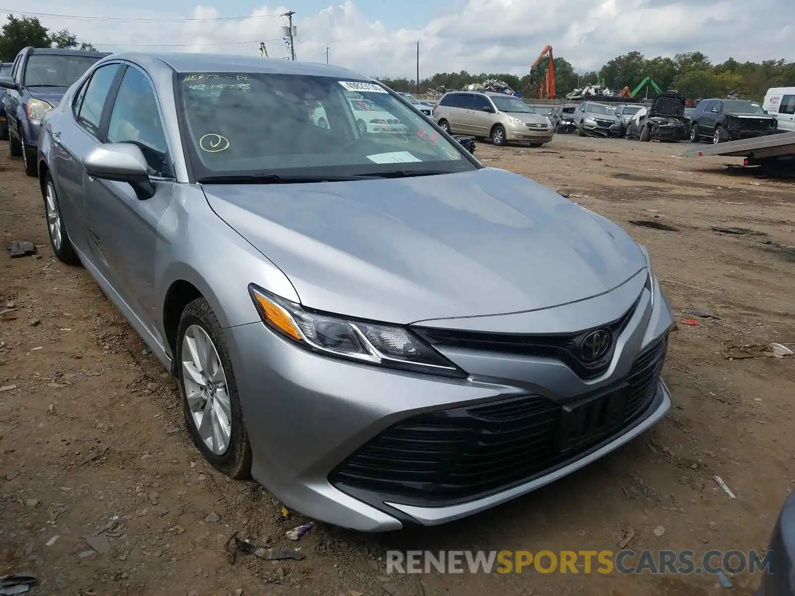 1 Photograph of a damaged car 4T1B11HKXKU754161 TOYOTA CAMRY 2019