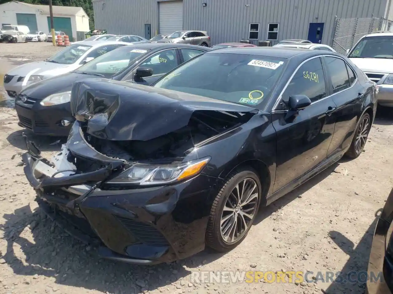 2 Photograph of a damaged car 4T1B11HKXKU755987 TOYOTA CAMRY 2019