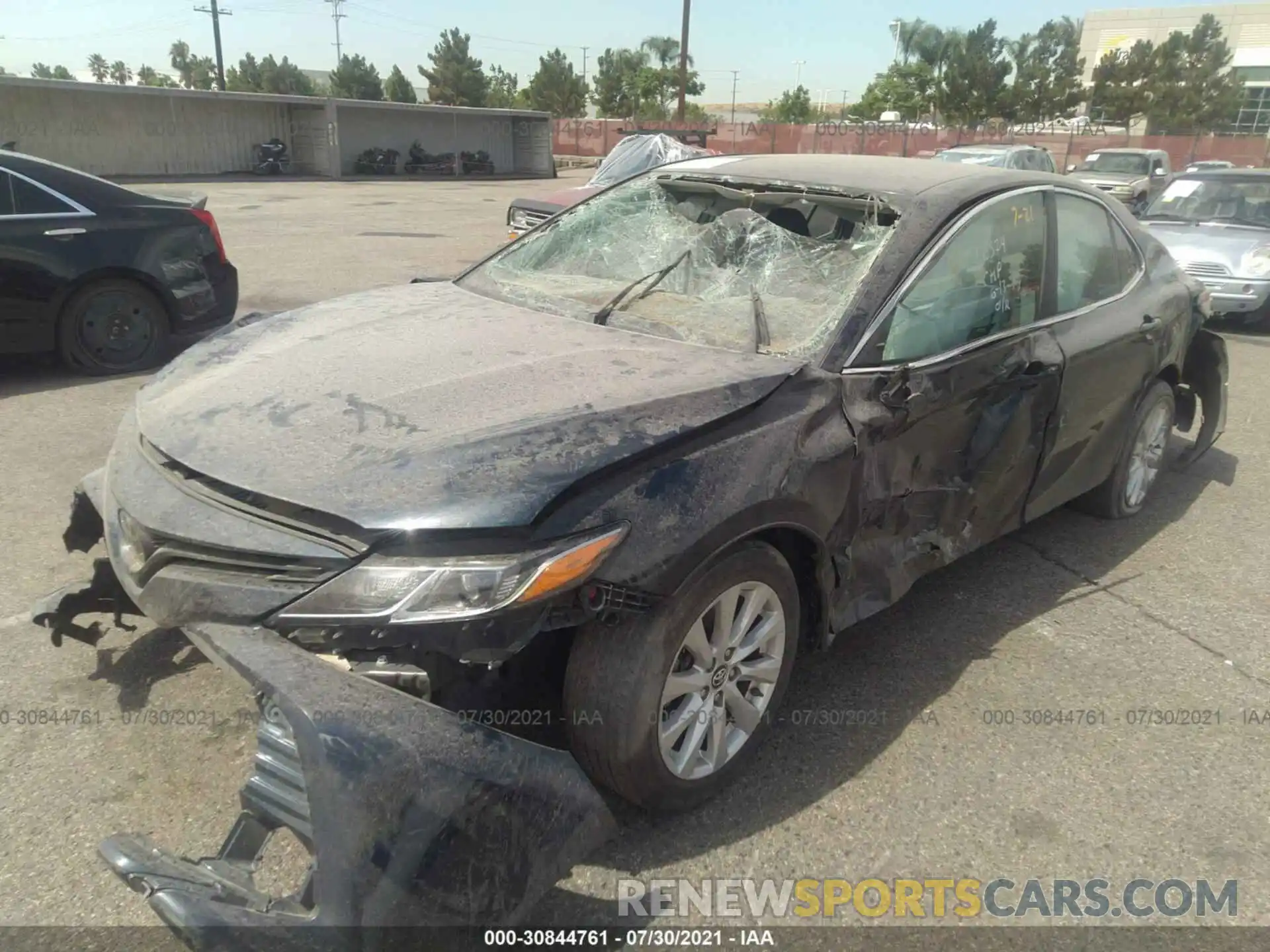 2 Photograph of a damaged car 4T1B11HKXKU756556 TOYOTA CAMRY 2019