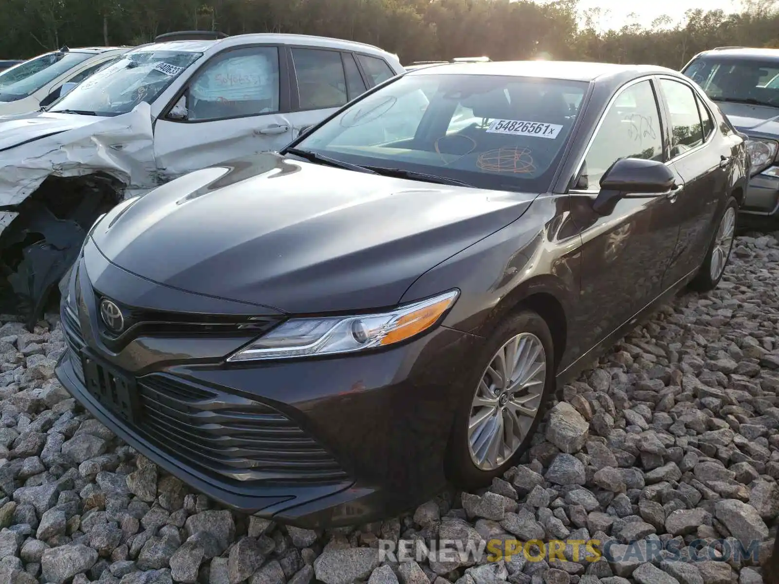 2 Photograph of a damaged car 4T1B11HKXKU756959 TOYOTA CAMRY 2019