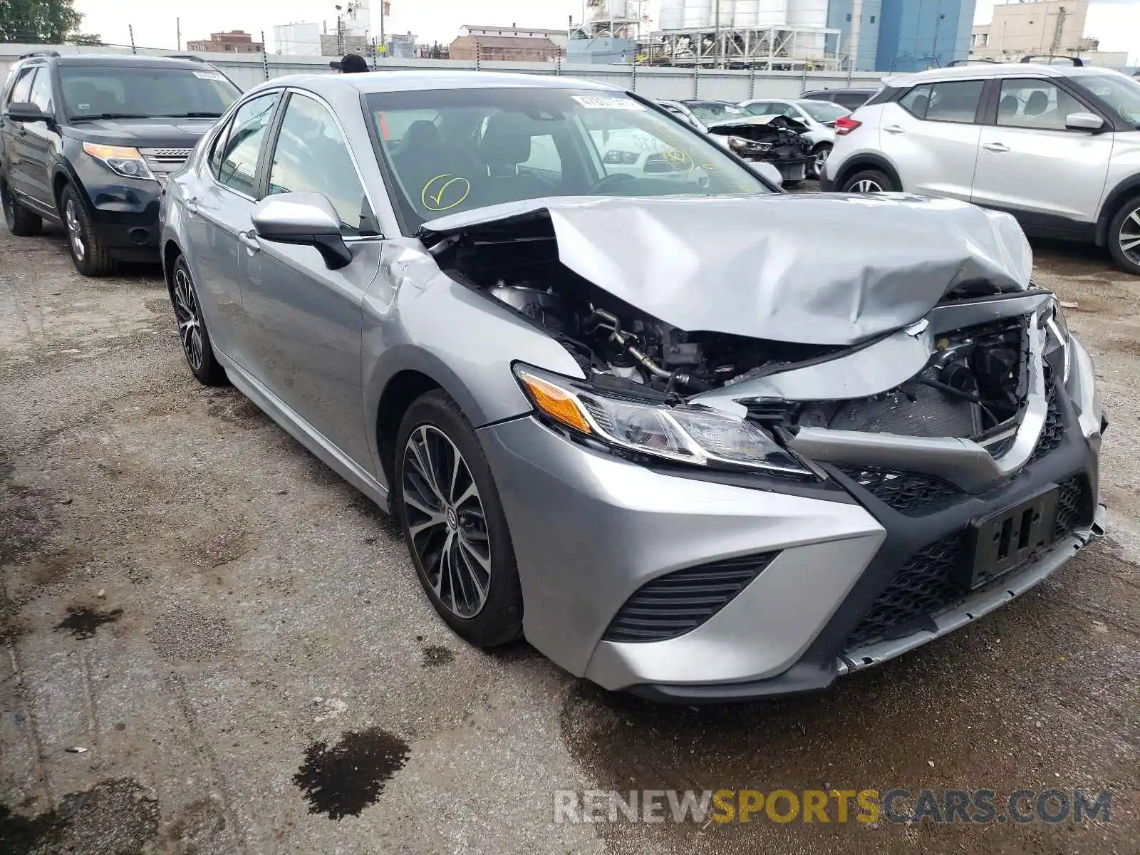 1 Photograph of a damaged car 4T1B11HKXKU757643 TOYOTA CAMRY 2019