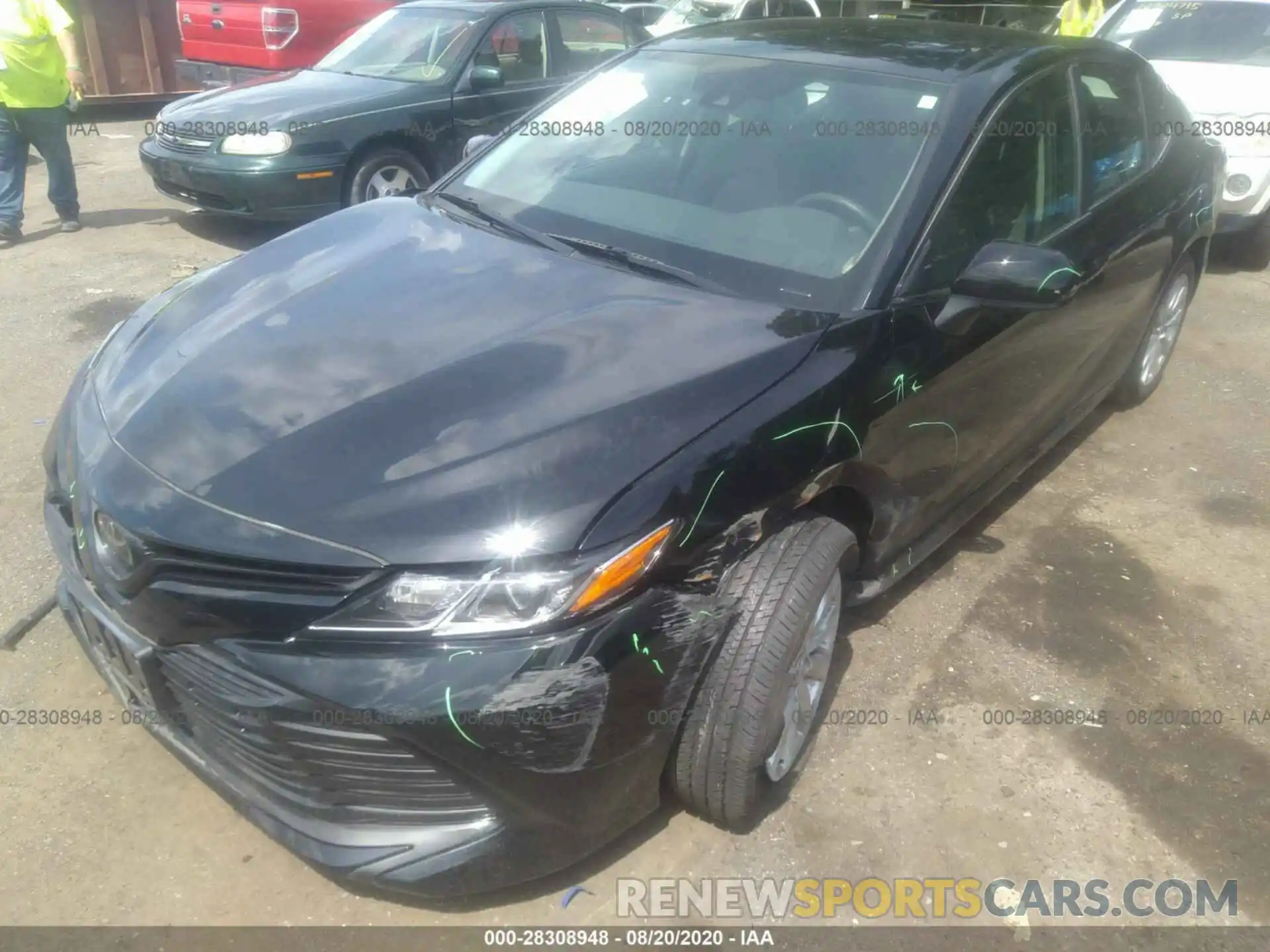 2 Photograph of a damaged car 4T1B11HKXKU760736 TOYOTA CAMRY 2019