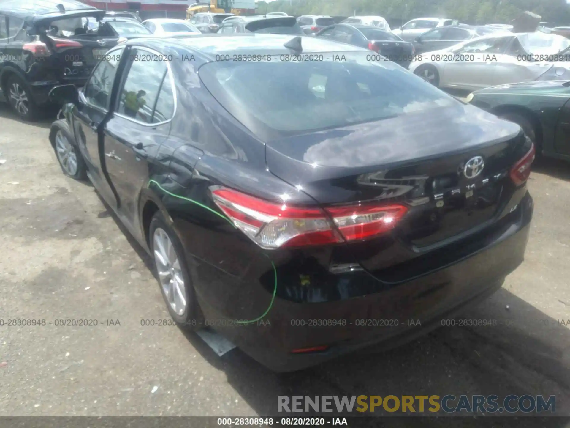 3 Photograph of a damaged car 4T1B11HKXKU760736 TOYOTA CAMRY 2019