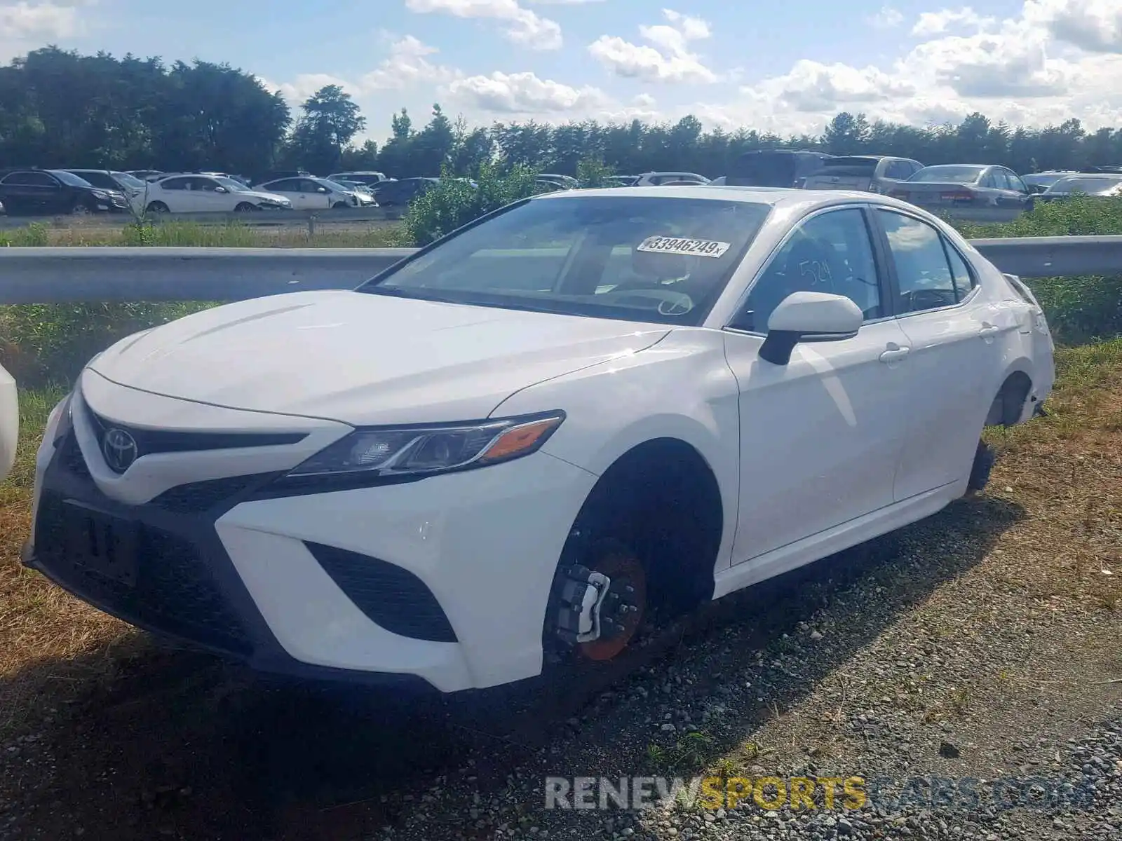 2 Photograph of a damaged car 4T1B11HKXKU761062 TOYOTA CAMRY 2019