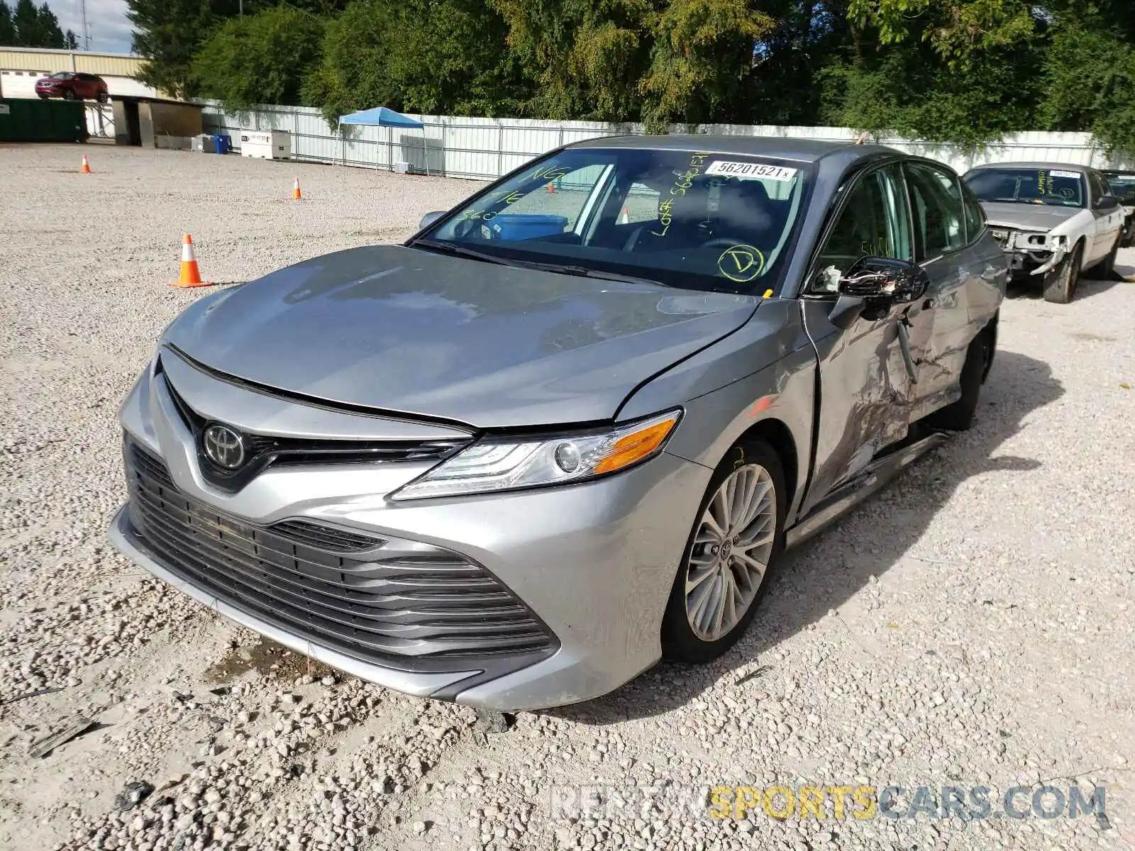 2 Photograph of a damaged car 4T1B11HKXKU761692 TOYOTA CAMRY 2019