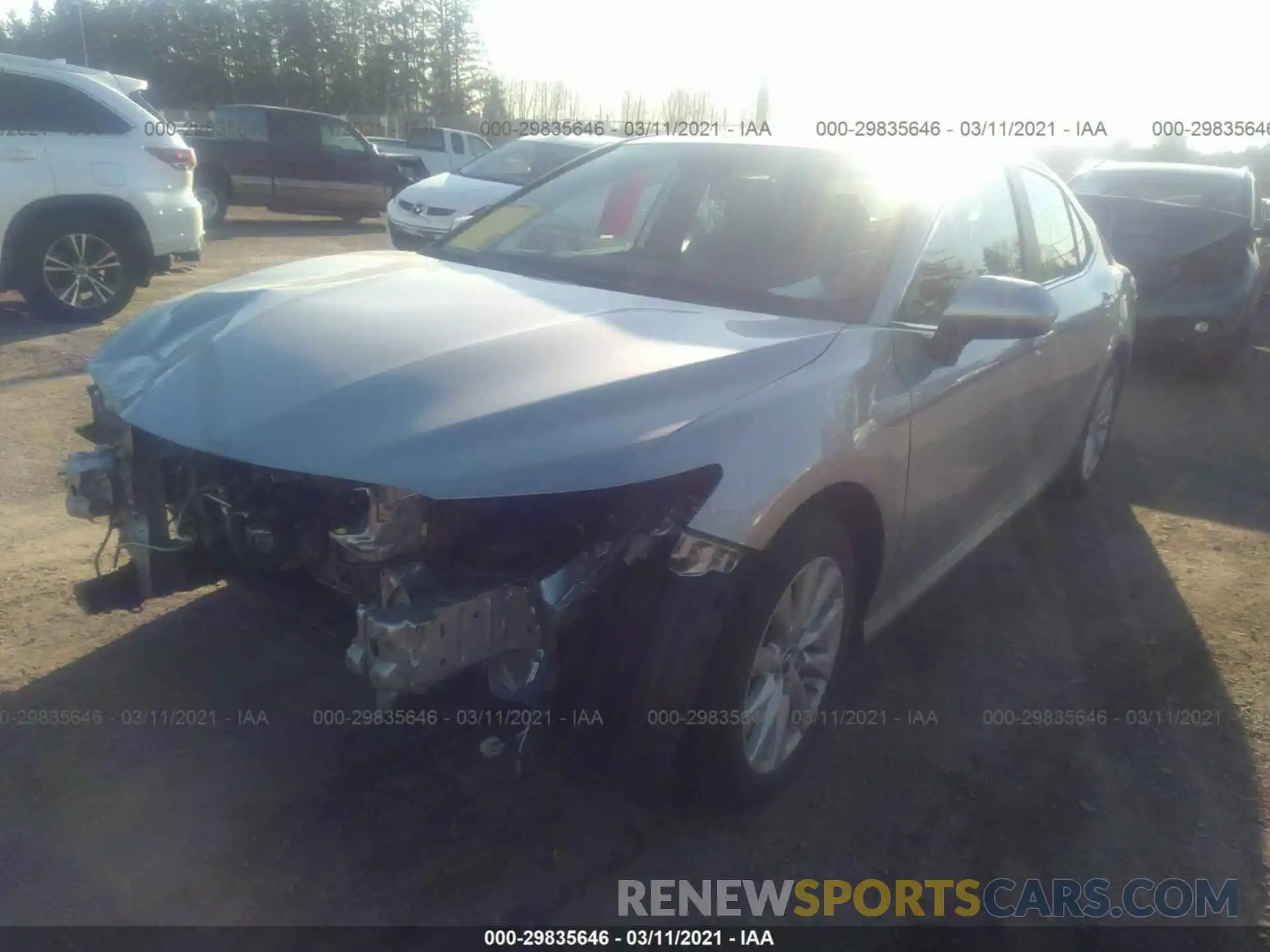 2 Photograph of a damaged car 4T1B11HKXKU761904 TOYOTA CAMRY 2019