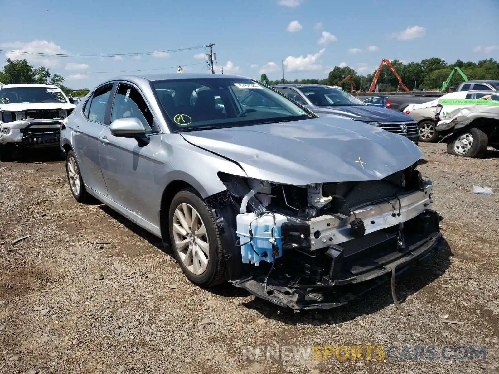 1 Photograph of a damaged car 4T1B11HKXKU762339 TOYOTA CAMRY 2019