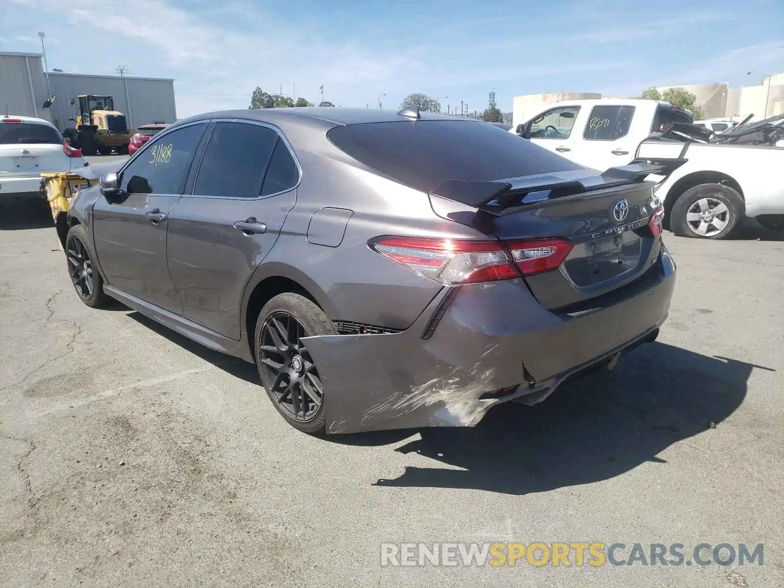 3 Photograph of a damaged car 4T1B11HKXKU764415 TOYOTA CAMRY 2019