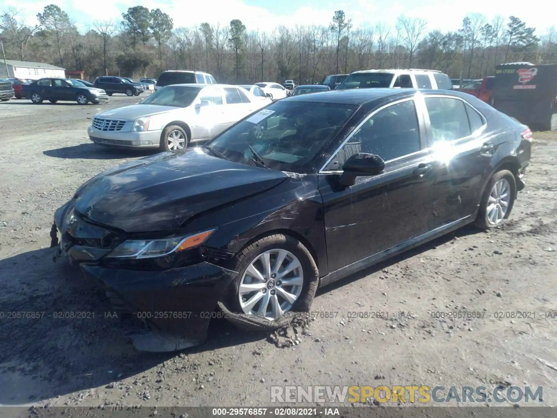 2 Photograph of a damaged car 4T1B11HKXKU765869 TOYOTA CAMRY 2019