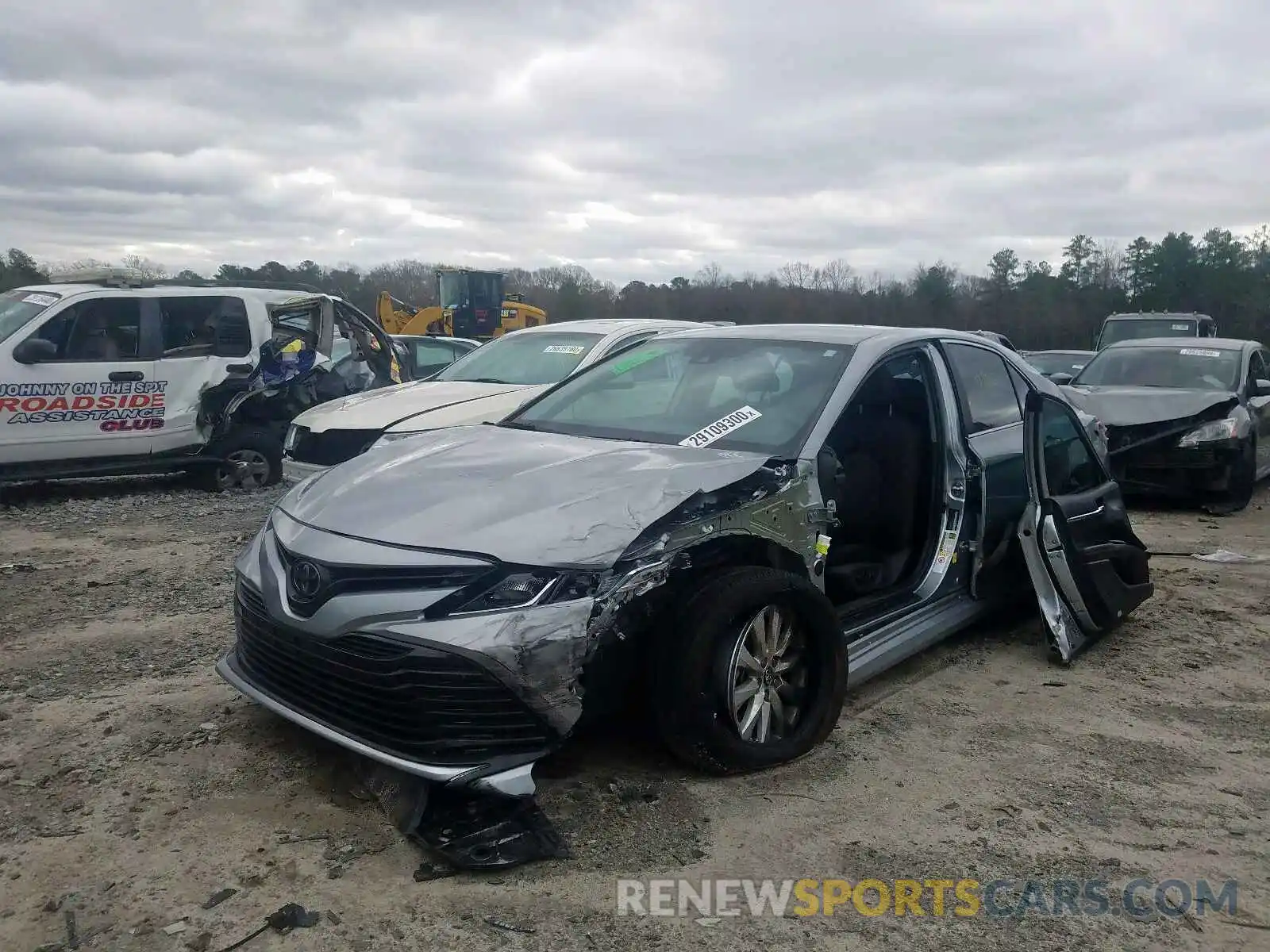 2 Photograph of a damaged car 4T1B11HKXKU766780 TOYOTA CAMRY 2019