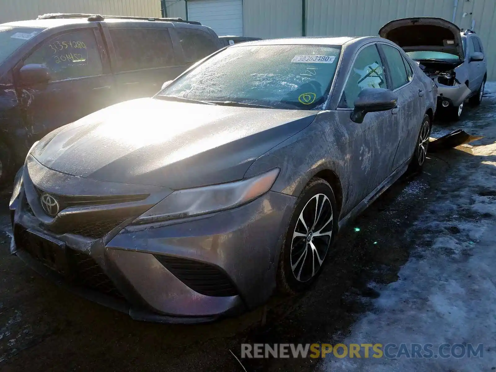 2 Photograph of a damaged car 4T1B11HKXKU767749 TOYOTA CAMRY 2019