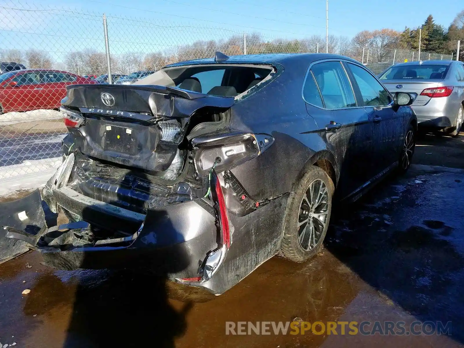 4 Photograph of a damaged car 4T1B11HKXKU767749 TOYOTA CAMRY 2019