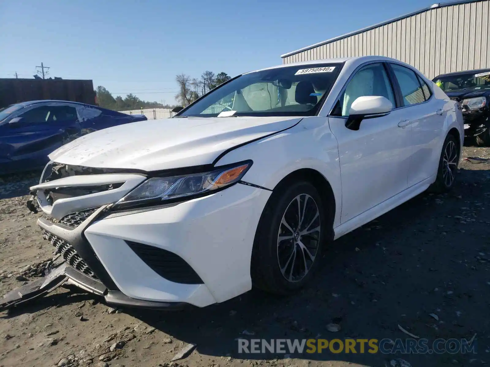 2 Photograph of a damaged car 4T1B11HKXKU767976 TOYOTA CAMRY 2019