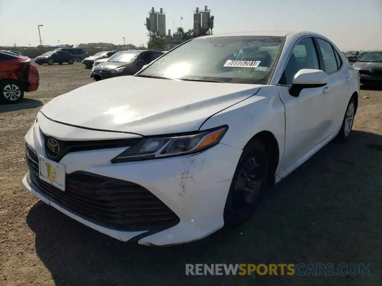 2 Photograph of a damaged car 4T1B11HKXKU771557 TOYOTA CAMRY 2019